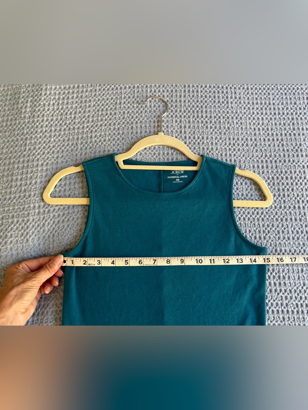J. Crew Sleeveless Turquoise Shift Dress - Picture 5 of 6